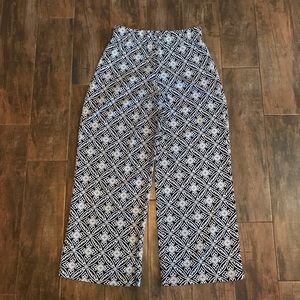 Wide Leg Dress Pants - Large